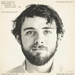 Matt Kerkstra, ASCII art portrait