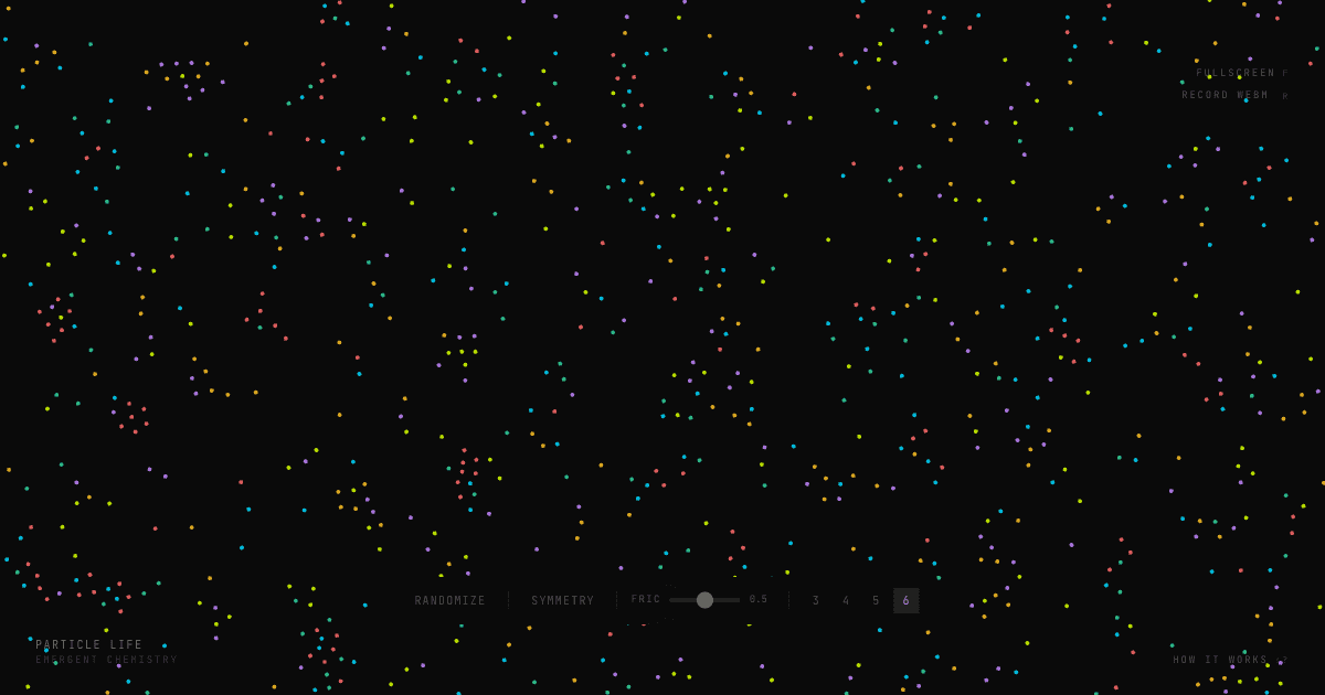 Particle Life preview